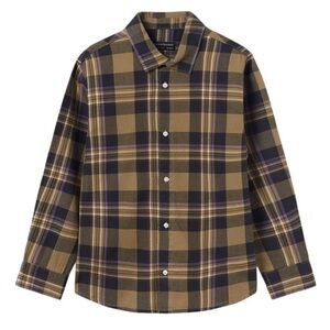NWT Nukutavake Mayoral Button Down Dill Plaid Shirt 16